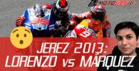 Jorge LORENZO habla sobre la POLÉMICA con Marc MÁRQUEZ en JEREZ 2013