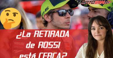 Valentino Rossi hablando con Uccio, su amigo