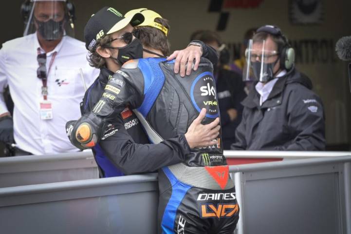 Luca Marini Valentino Rossi MotoGP Portimao