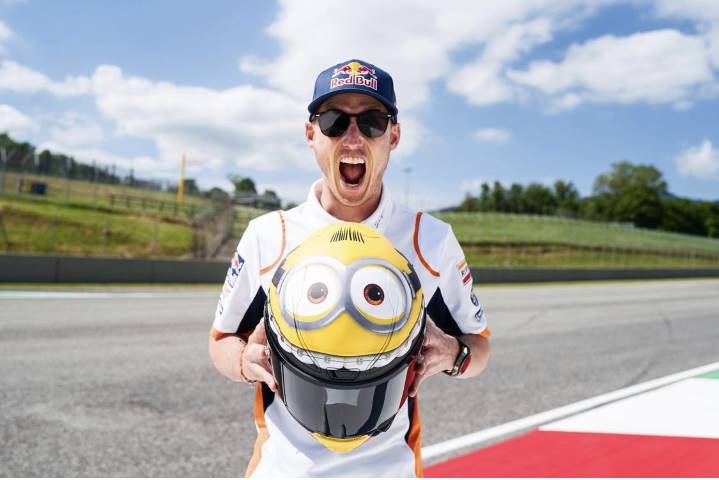 VIDEO | Pol estrena casco muy especial en Mugello: "¡Banana!" | MOTOSAN