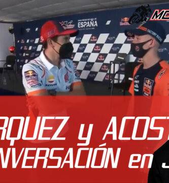 MÁRQUEZ y ACOSTA: su CONVERSACIÓN en el GP de ESPAÑA 2021