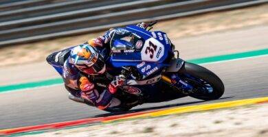 Garrett Gerloff Yamaha WorldSBK Motorland Aragon