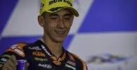 Acosta no descarta luchar por la victoria: "Aquí es fácil adelantar a varios pilotos en una curva"