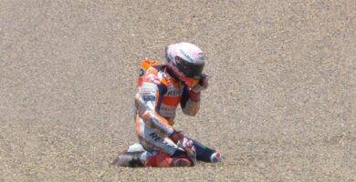Marc Márquez caída pilotos