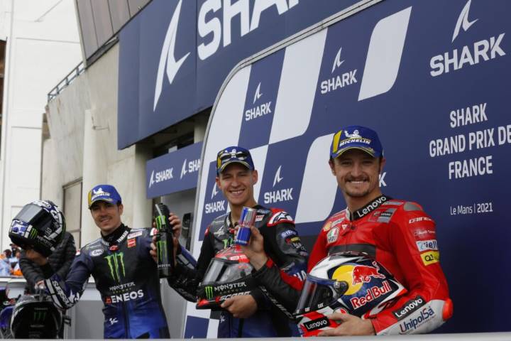 Fabio Quartararo Maverick Viñales Jack Miller MotoGP