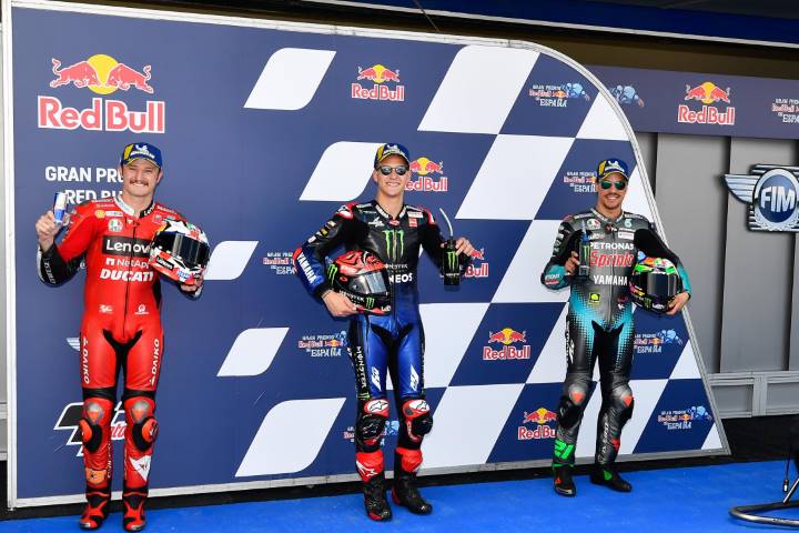 Fabio Quartararo Jack Miller Franco Morbidelli
