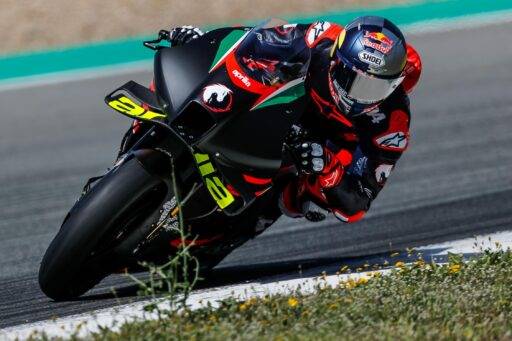 Aprilia de test con Dovizioso en Misano"