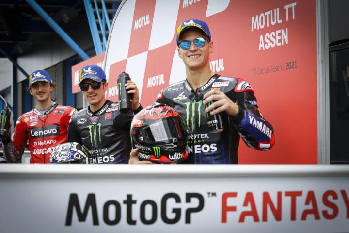 Viñales, Quartararo, Bagnaia MotoGP