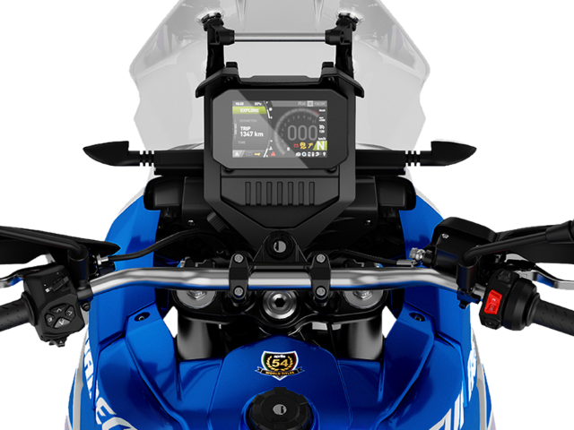 Foto: Aprilia Oficial - pantalla inteligente de 5 pulgadas