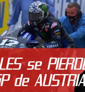 Maverick Viñales no estará en el GP de Austria