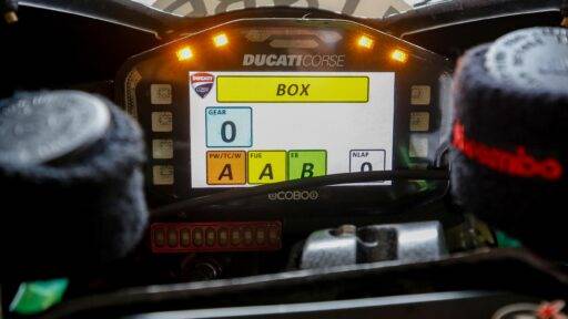 Los nuevos mensajes en el dashboard de MotoGP