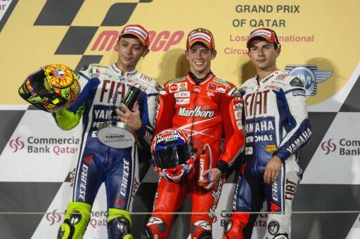 Valentino Rossi Casey Stoner Jorge Lorenzo MotoGP