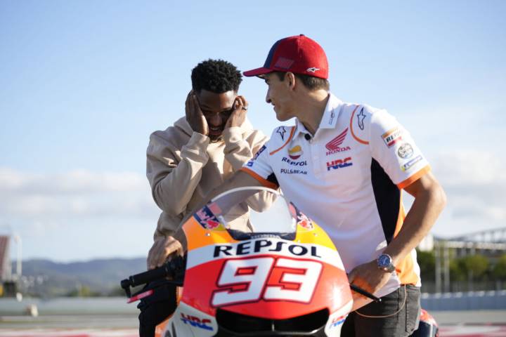 ansu fati, marc marquez, motogp