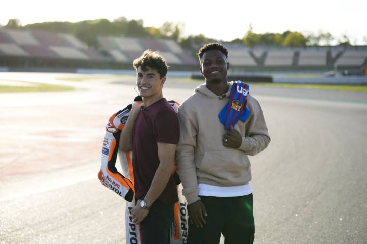 ansu fati, marc marquez, motogp