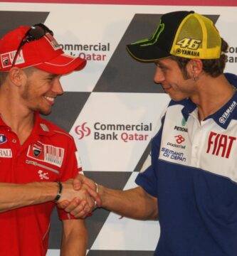 Casey Stoner Valentino Rossi MotoGP Misano