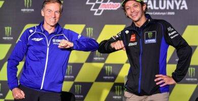 Lin Jarvis Valentino Rossi Yamaha MotoGP