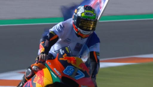 Remy Gardner KTM Moto2 Valencia
