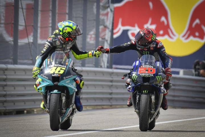 Valentino Rossi Fabio Quartararo MotoGP Yamaha