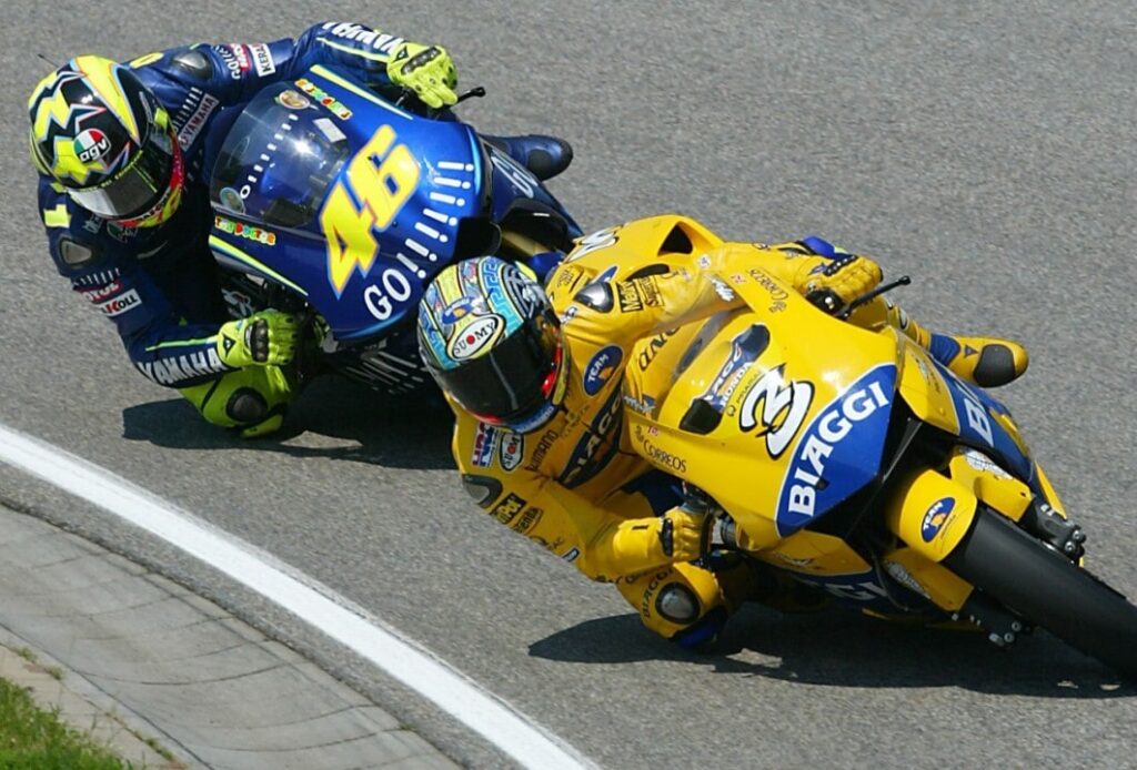 Max Biaggi Valentino Rossi MotoGP