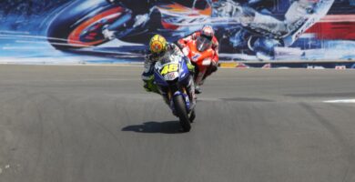 Laguna Seca 2008, Casey Stoner y Valentino Rossi