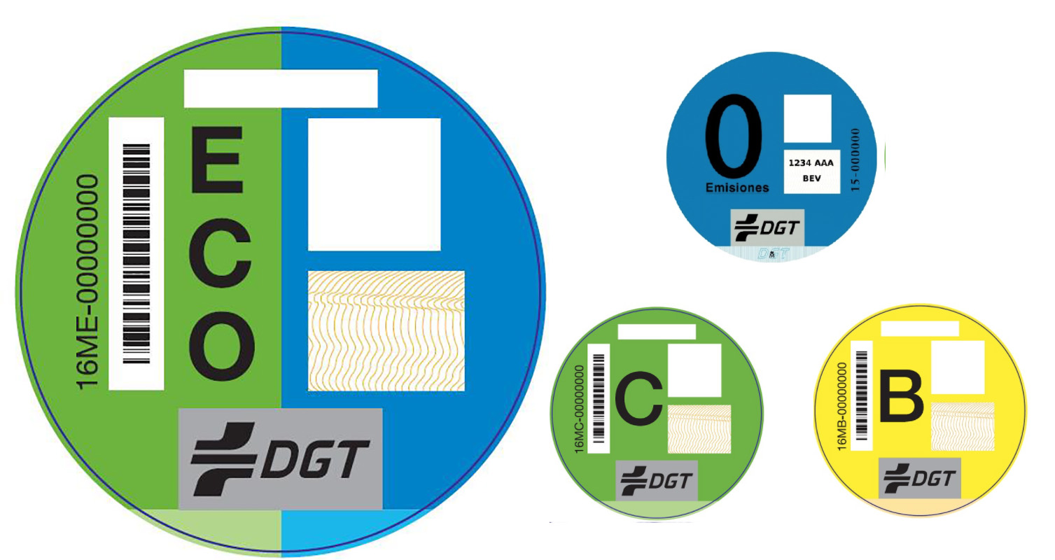 Distintivo medioambiental de la DGT para motos - CLUB MOTOESCAPE VALENCIA