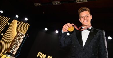 Fabio Quartararo en el FIM Awards 2021