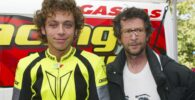 Valentino Rossi junto a su padre, Graziano