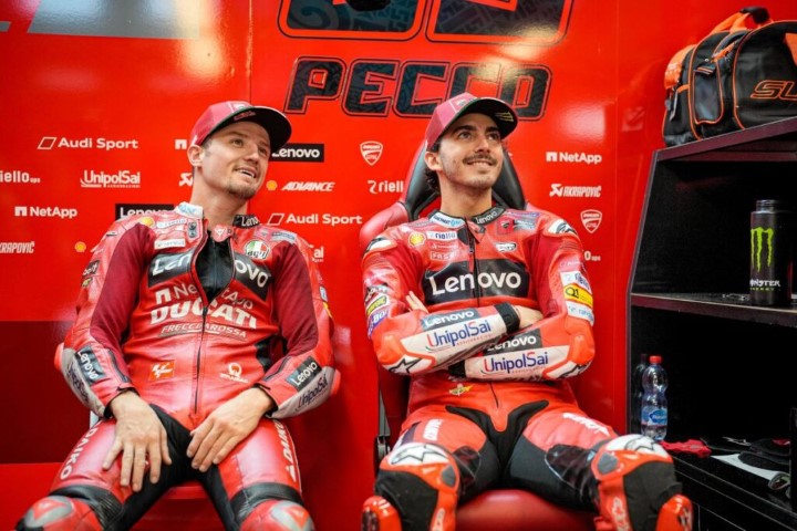 Jack Miller y Pecco Bagnaia