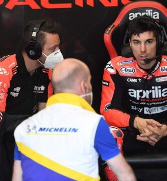 Maverick Viñales Massimo Rivola Aprilia MotoGP