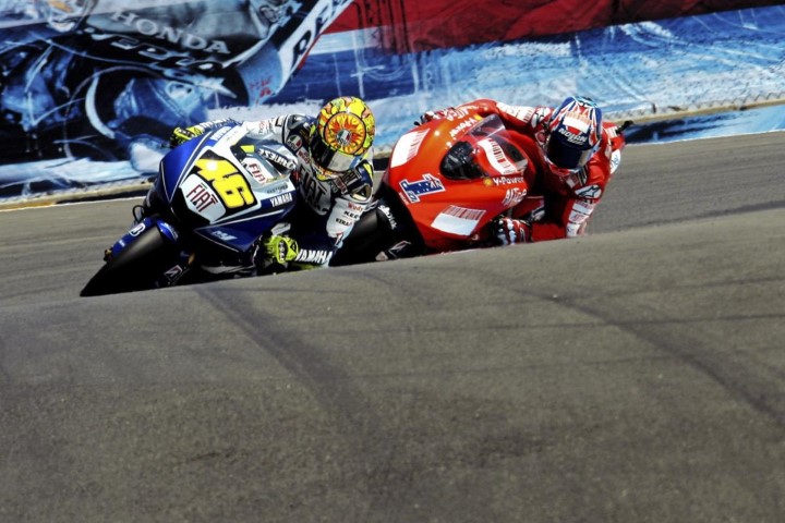 Casey Stoner Rossi MotoGP