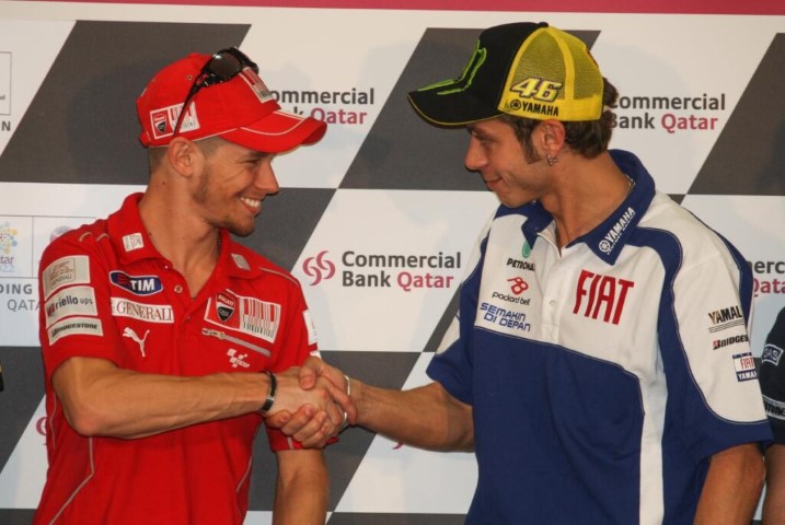 Casey Stoner Rossi MotoGP