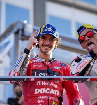 Tribuna Ducati Pecco Bagnaia Jorge Martín