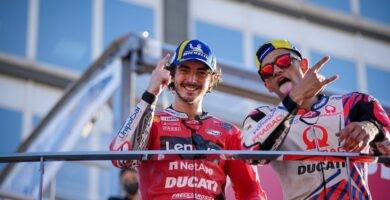 Tribuna Ducati Pecco Bagnaia Jorge Martín