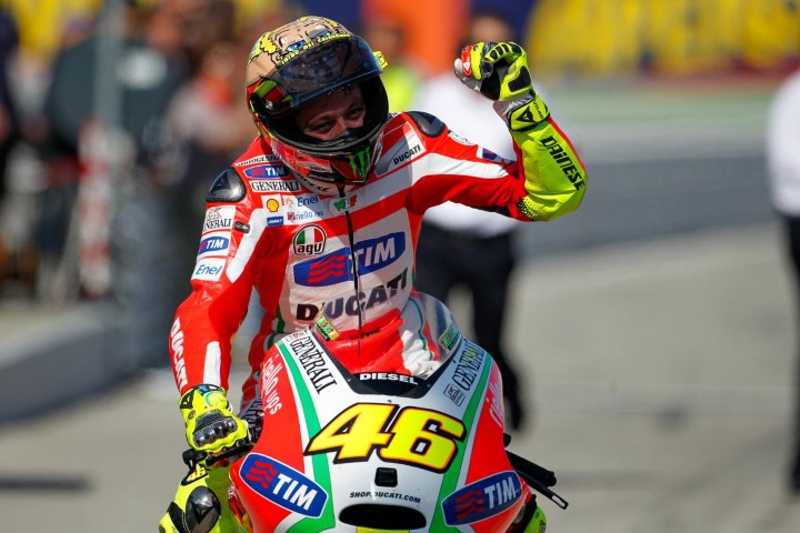 Ducati recuerda su etapa con Rossi Era una moto muy desarrollada para Stoner MOTOSAN