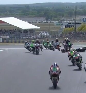 Caída Jordi Torres, MotoE