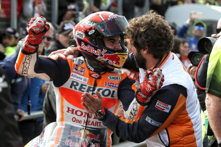 Santi Hernández Marc Márquez Repsol Honda MotoGP