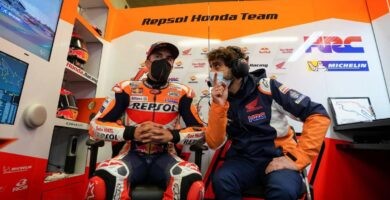 Santi Hernández Marc Márquez Repsol Honda MotoGP
