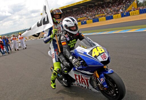 Valentino Rossi, Ángel Nieto (Le Mans, 2008)