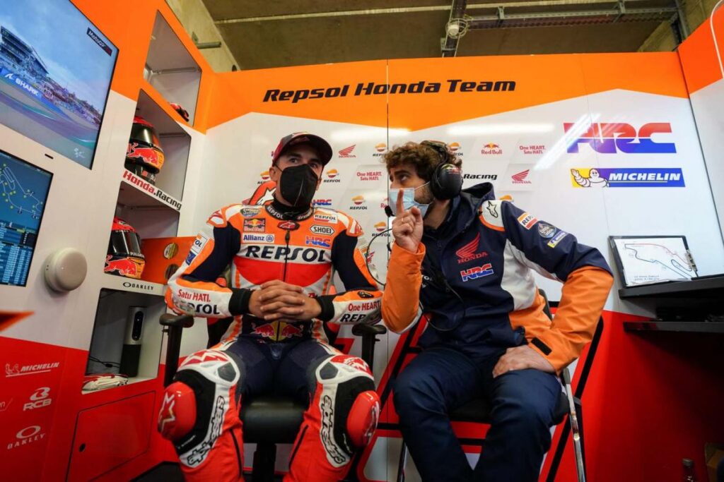 Marc Márquez Santi Hernández MotoGP Repsol Honda