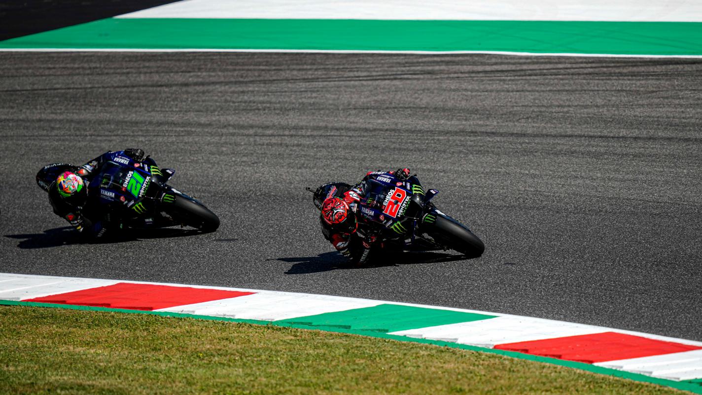 Franco Morbidelli Yamaha Fabio Quartararo MotoGP