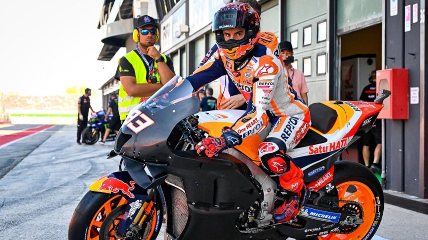 Marc M&aacute;rquez Repsol Honda MotoGP Test Misano