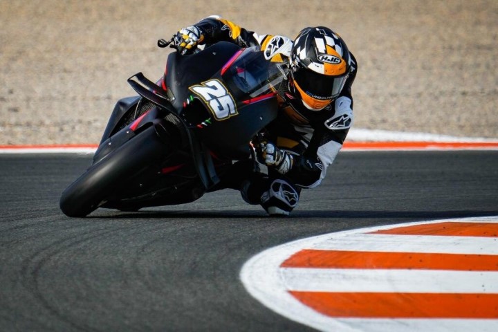 Raúl Fernández RNF Aprilia Valencia Test MotoGP