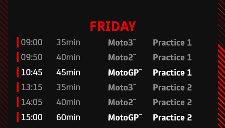 MotoGP carrera al sprint horarios