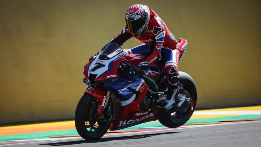 Iker Lecuona Honda WorldSBK Test Jerez