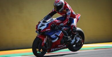 Iker Lecuona Honda WorldSBK Test Jerez