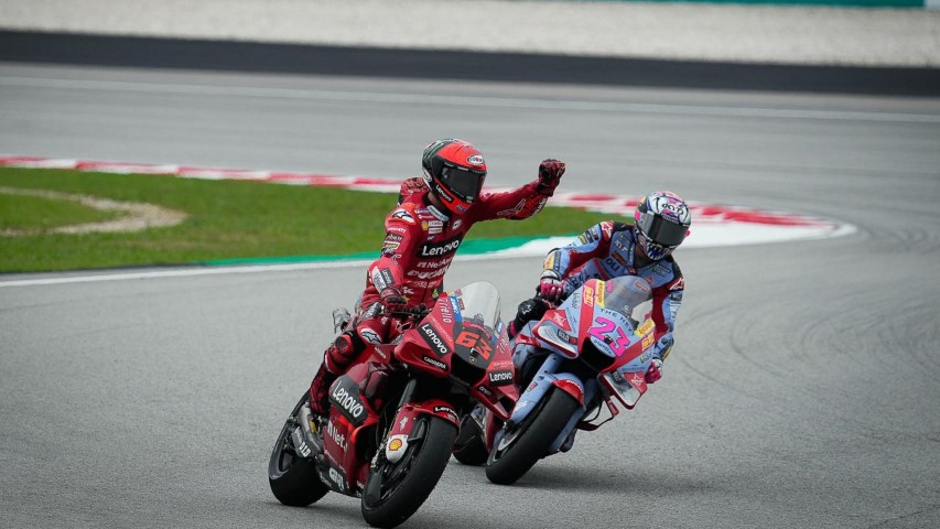 Davide Tardozzi Marc Márquez Ducati Bagnaia Bastianini MotoGP