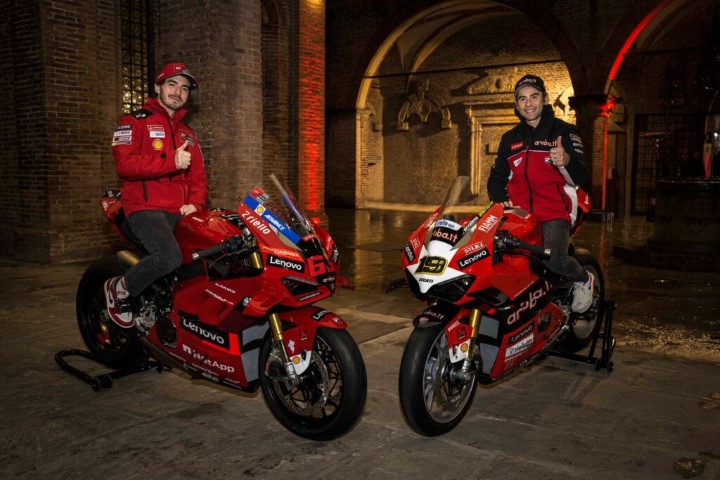 Ducati Pecco Bagnaia Álvaro Bautista MotoGP WorldSBK