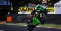 Jonathan Rea durante los entrenamientos libres de la Ronda de Australia de WorldSBK