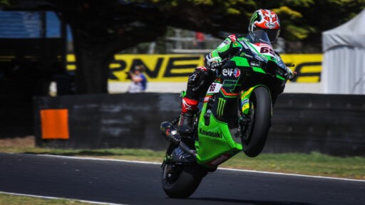 Jonathan Rea durante los entrenamientos libres de la Ronda de Australia de WorldSBK