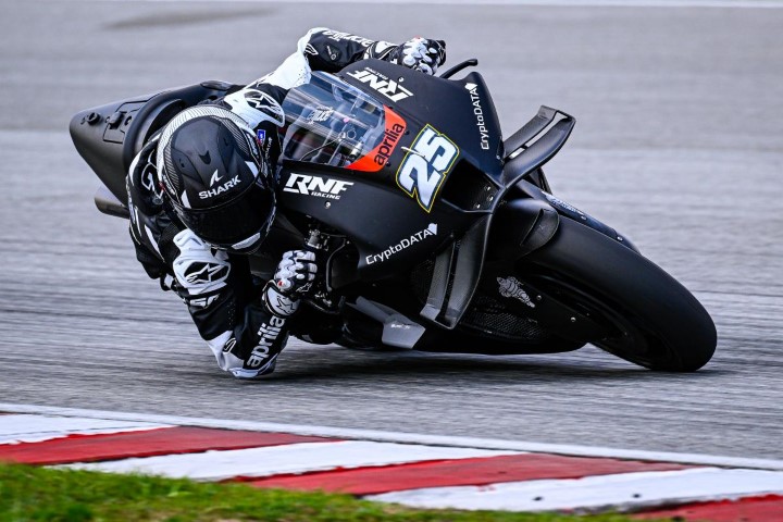 Raúl Fernández RNF Aprilia MotoGP Sepang test